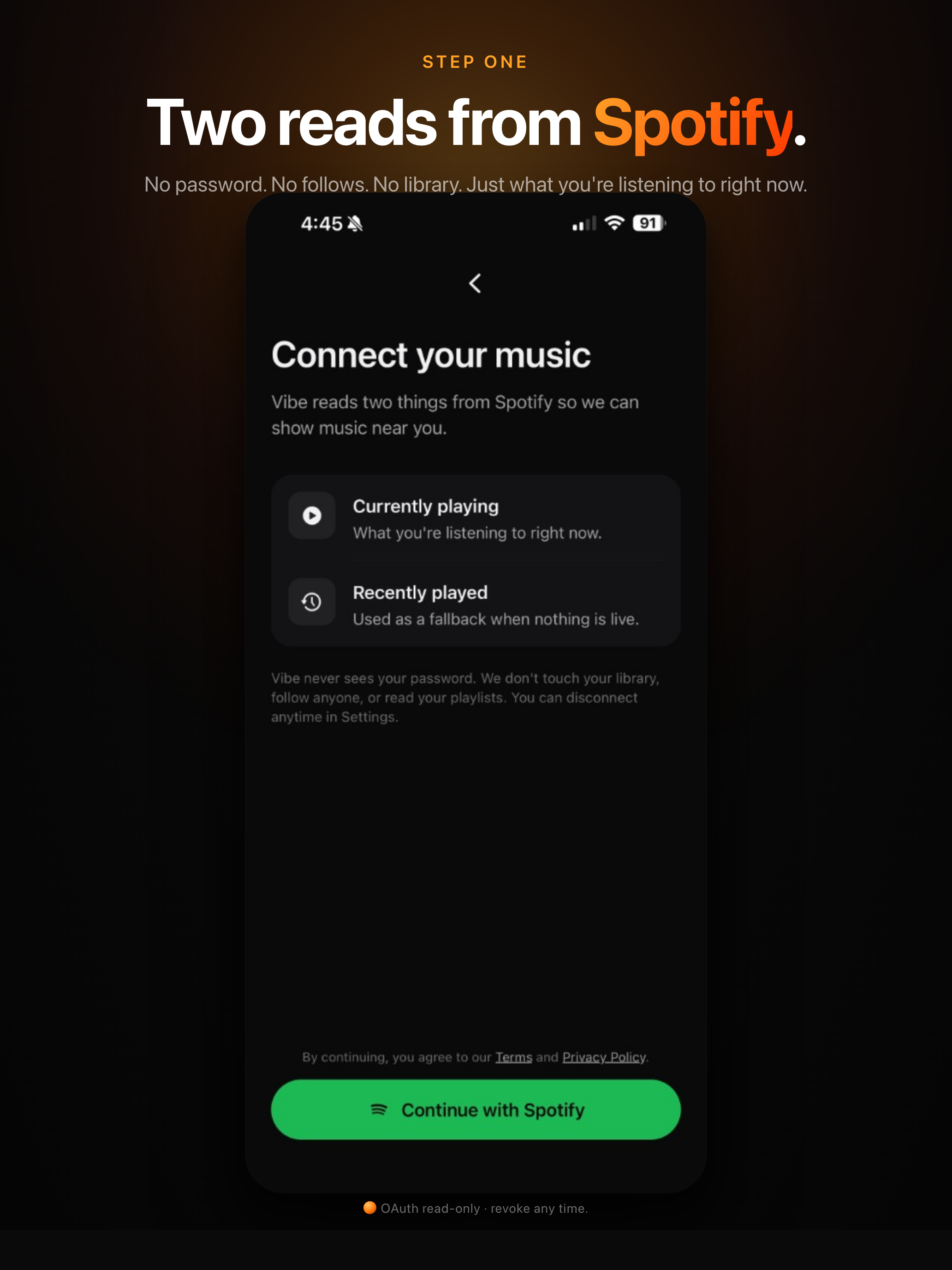 Vibe: Music Nearby