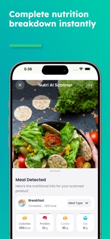 Nutri AI - Smart Food Tracker Screenshot 2 of 5