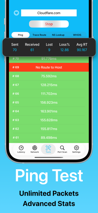 Pingers - Ping & Latency Check Screenshot 2 of 9