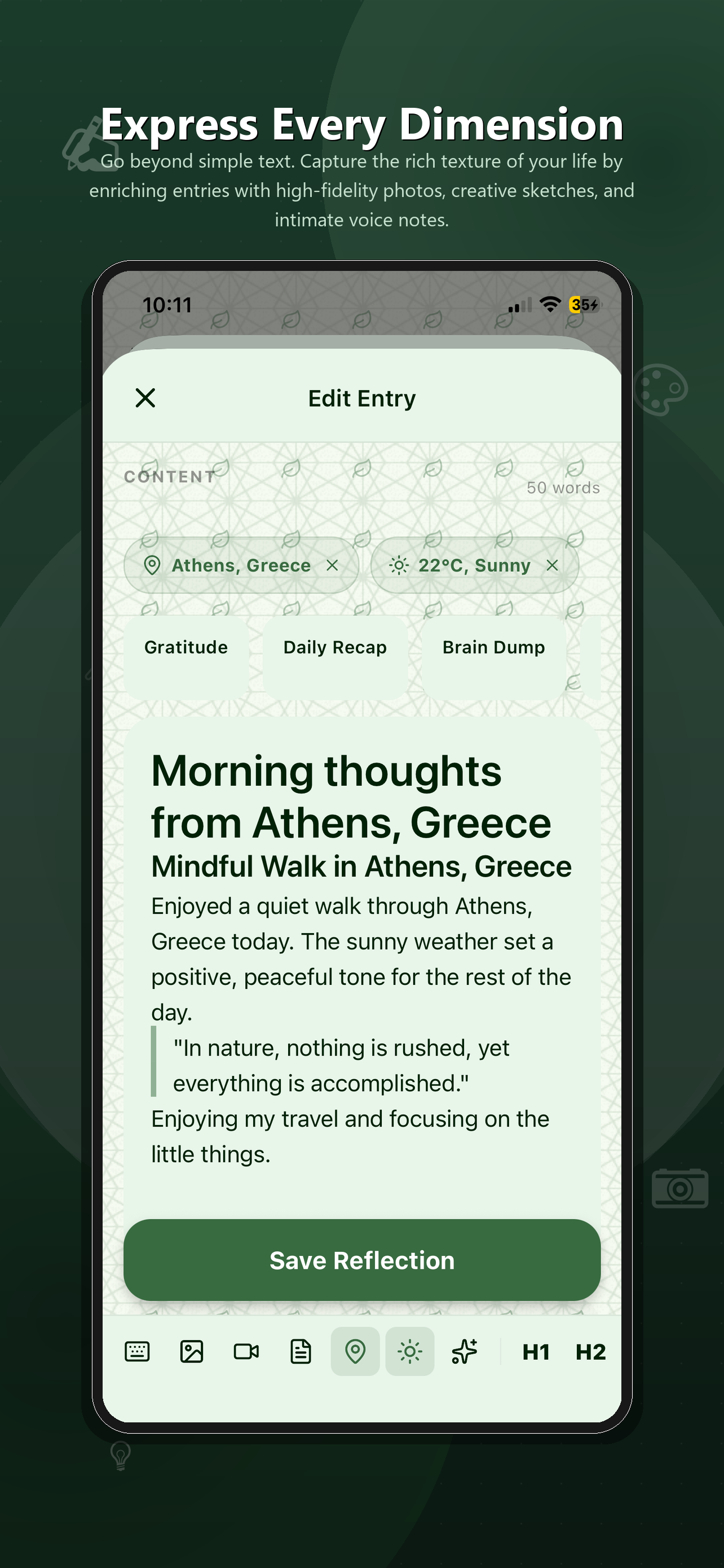 Euthy Journal: AI Diary & Mood screenshot 2