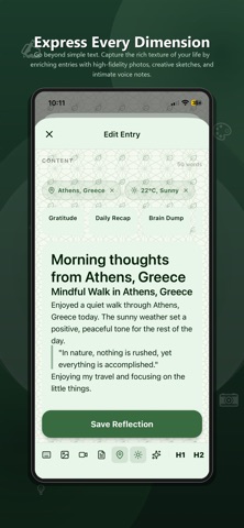 Euthy Journal: AI Diary & Mood Screenshot 2 of 8