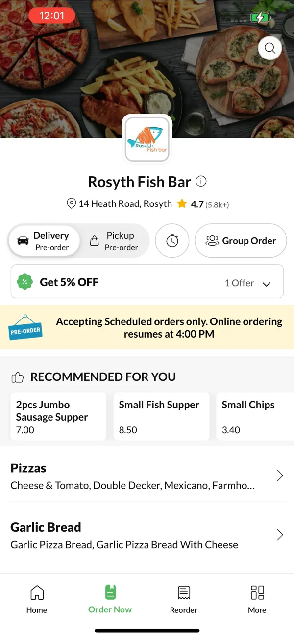 Screenshot #3 pour Rosyth Fish Bar