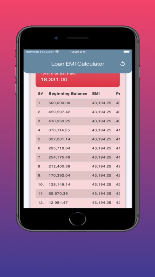 #5. Loan EMI Calculators (iOS) بواسطة: i15tech