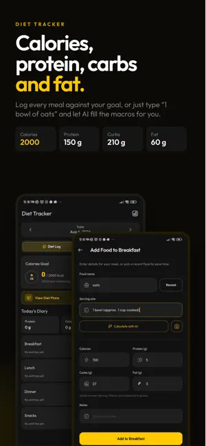FitHisaab: Gym & Diet Tracker screenshot 3