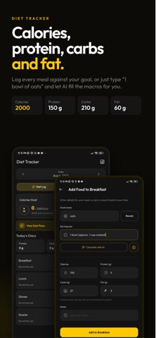FitHisaab: Gym & Diet Tracker Screenshot 3 of 6