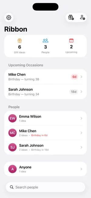 Ribbon - Gift Ideas screenshot 1