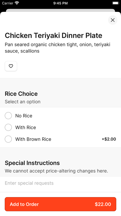 Elite Five Sushi & Grill iPhone screenshot 3 - Food & Drink app