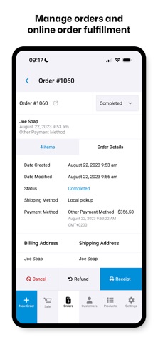 FooSales for WooCommerce iPhone screenshot