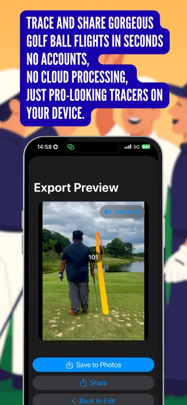 Easy Tracer: Golf Swing Glow screenshot 3 of 5