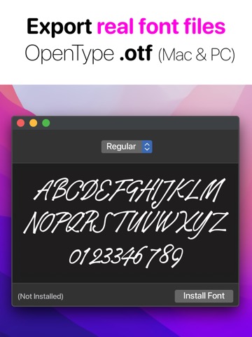Fontself - make your own fontsのおすすめ画像4