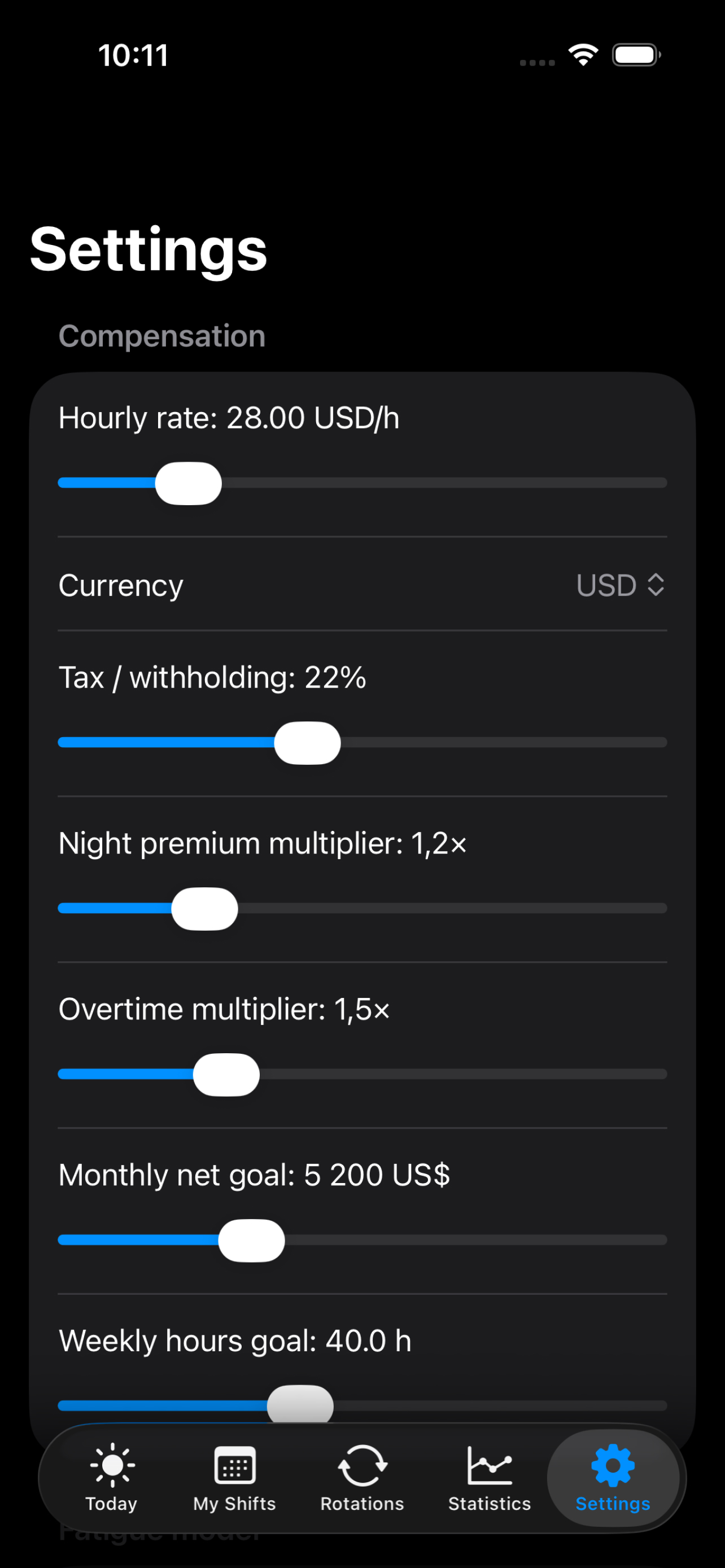 Shift Planner Insight screenshot 4