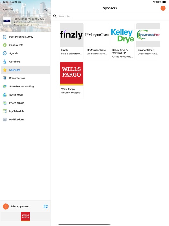 Nacha Events iPad screenshot 2 - Business app