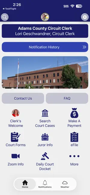Adams County Circuit Clerk IL screenshot 1