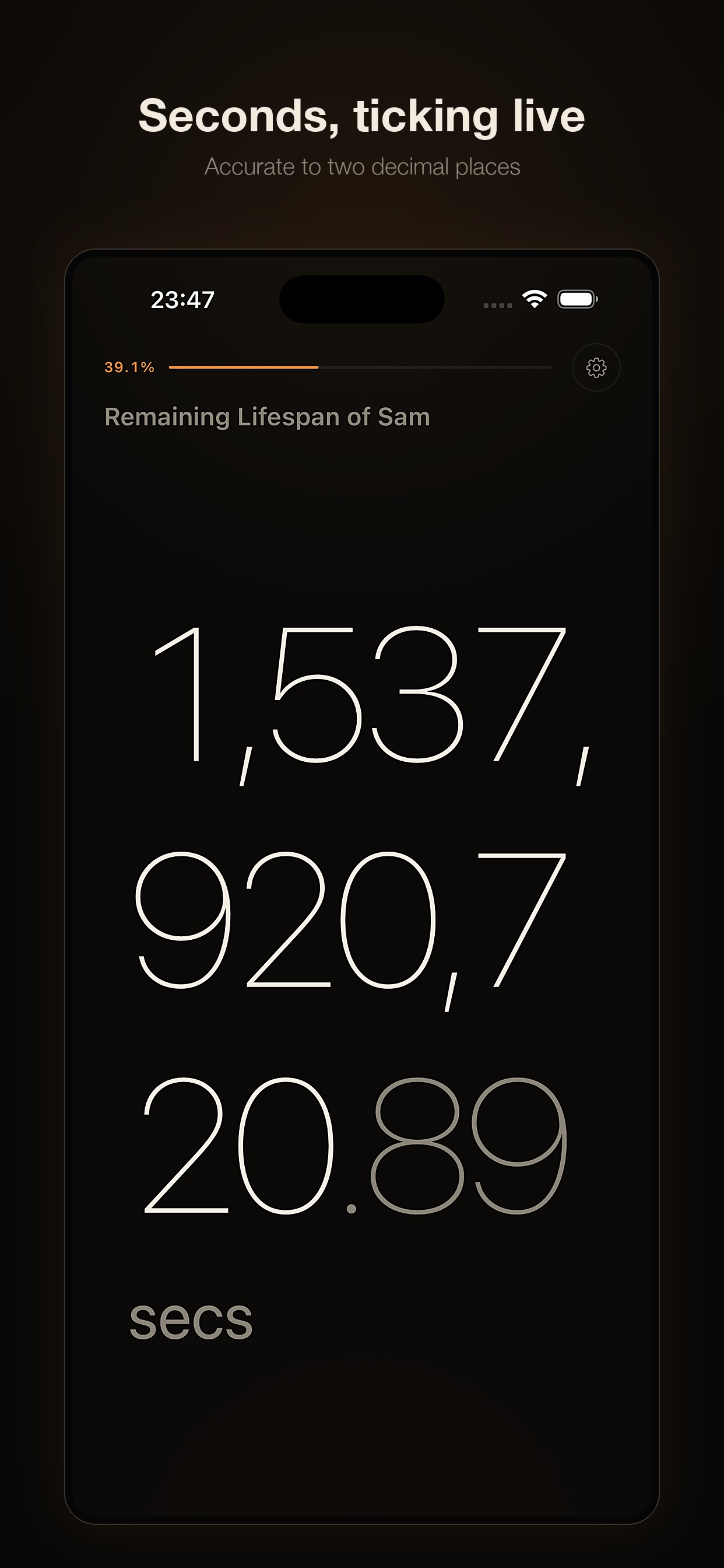 Screenshot 2 of Span: Life Countdown