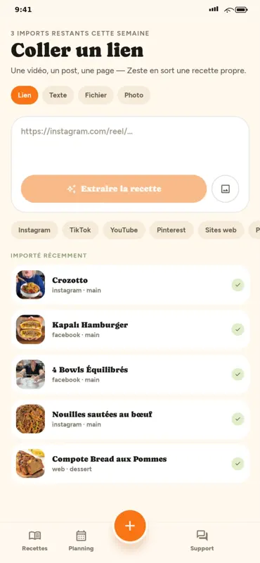 Zeste - Carnet de recette screenshot 2 of 5