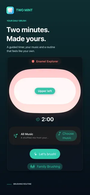 Two Mint: Toothbrush Timer screenshot 1