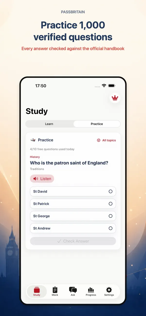 Screenshot #2 pour Pass Britain: Life in the UK