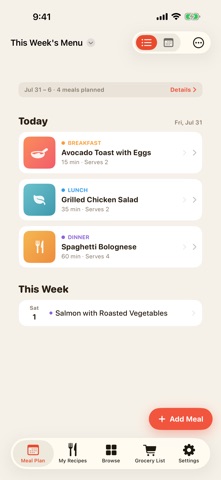 MenuPlan: AI Meal Planner Screenshot 2 of 10