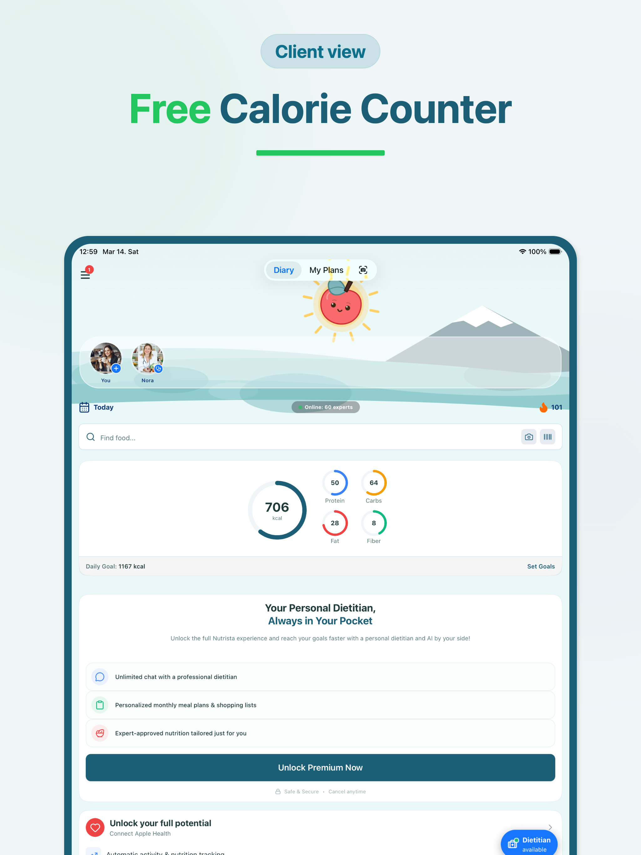 Nutrista: Ask a Dietitian screenshot 11