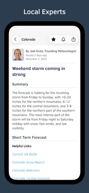 OpenSnow screenshot 3