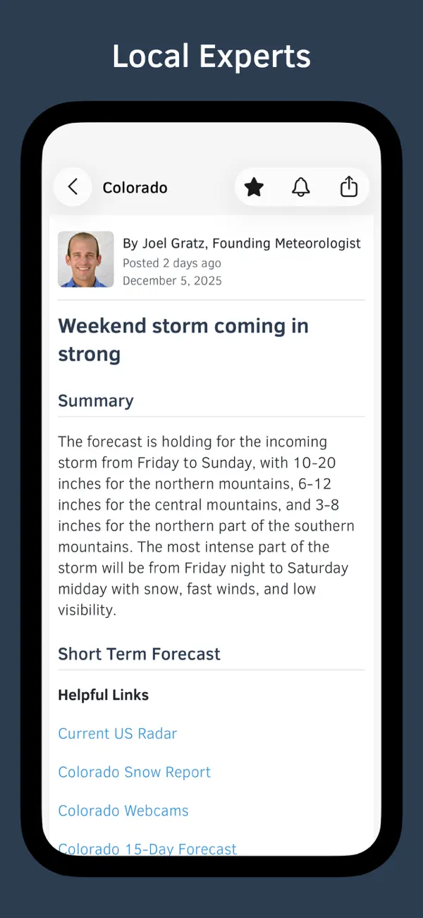 Screenshot #3 pour OpenSnow