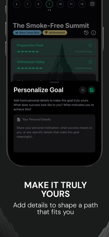 Sherpa: Goal Tracker & Habits screenshot