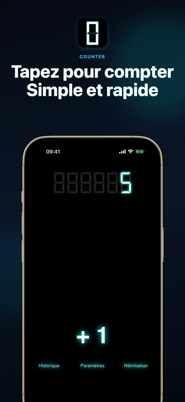 Screenshot #1 pour iCounter Free - Compteur LCD