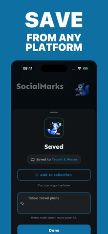 SocialMarks: Bookmark Links Screenshot 2 of 3