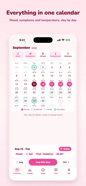 Wen - Period & Cycle Tracker screenshot 3
