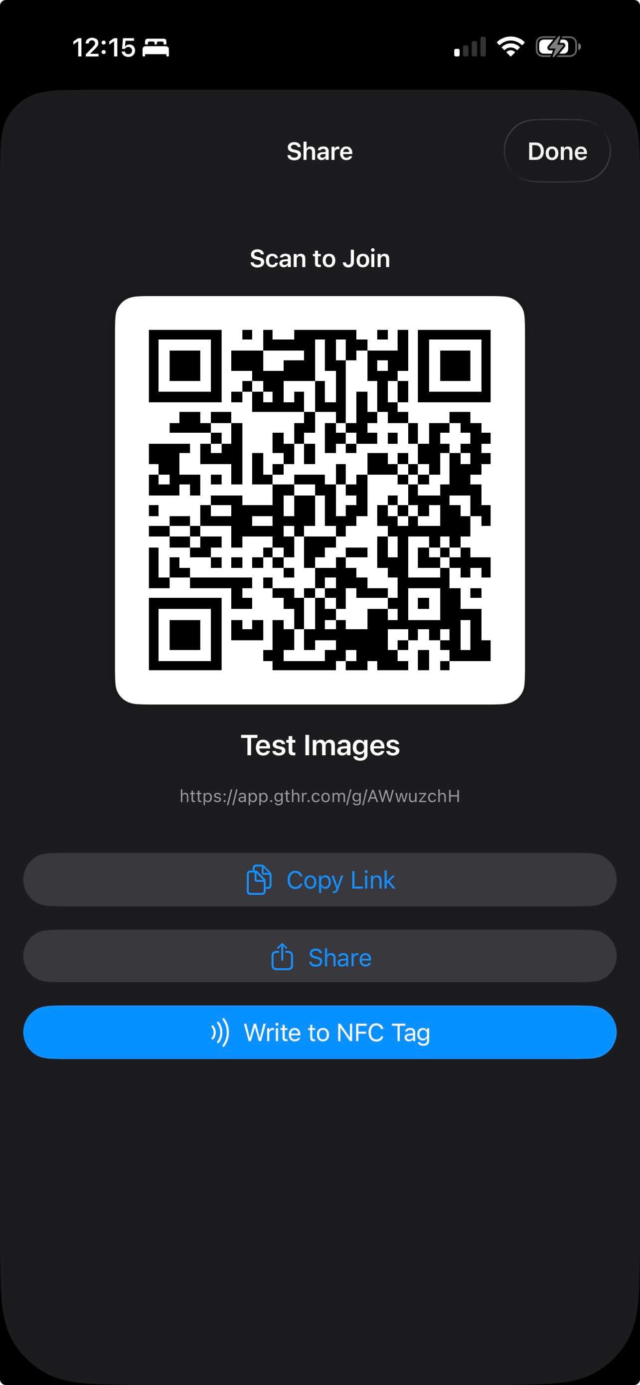gthr: Photos shared privately screenshot 4