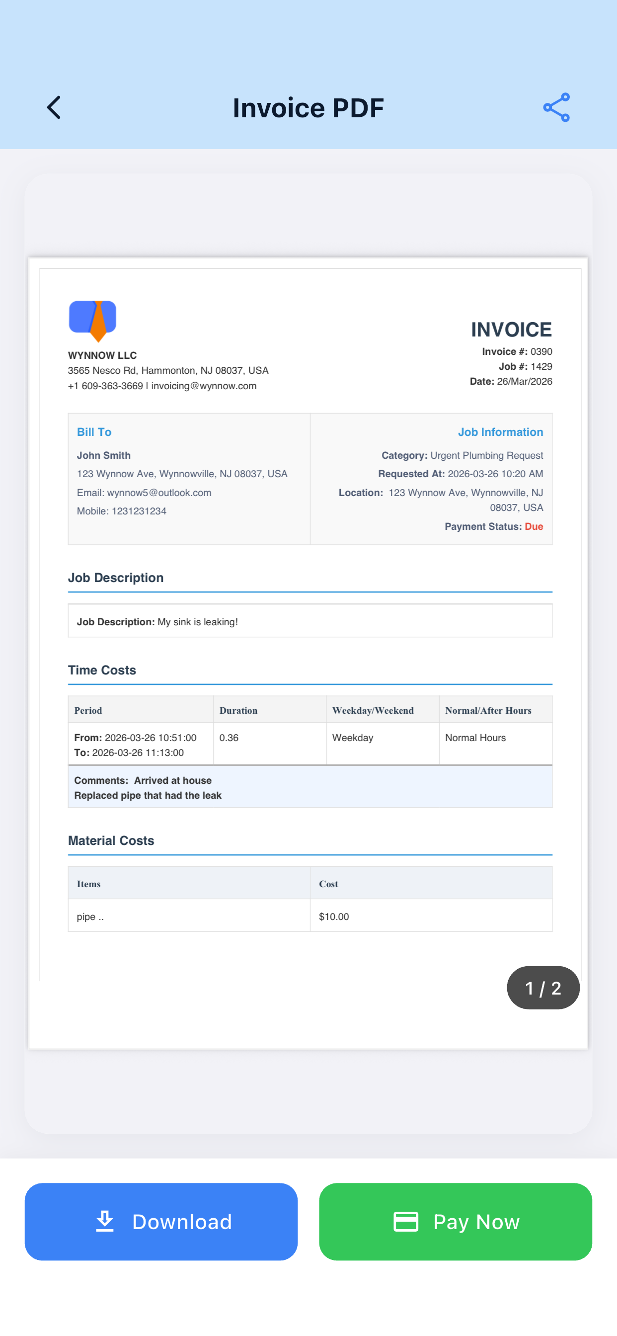 WYNNOW USER screenshot 9