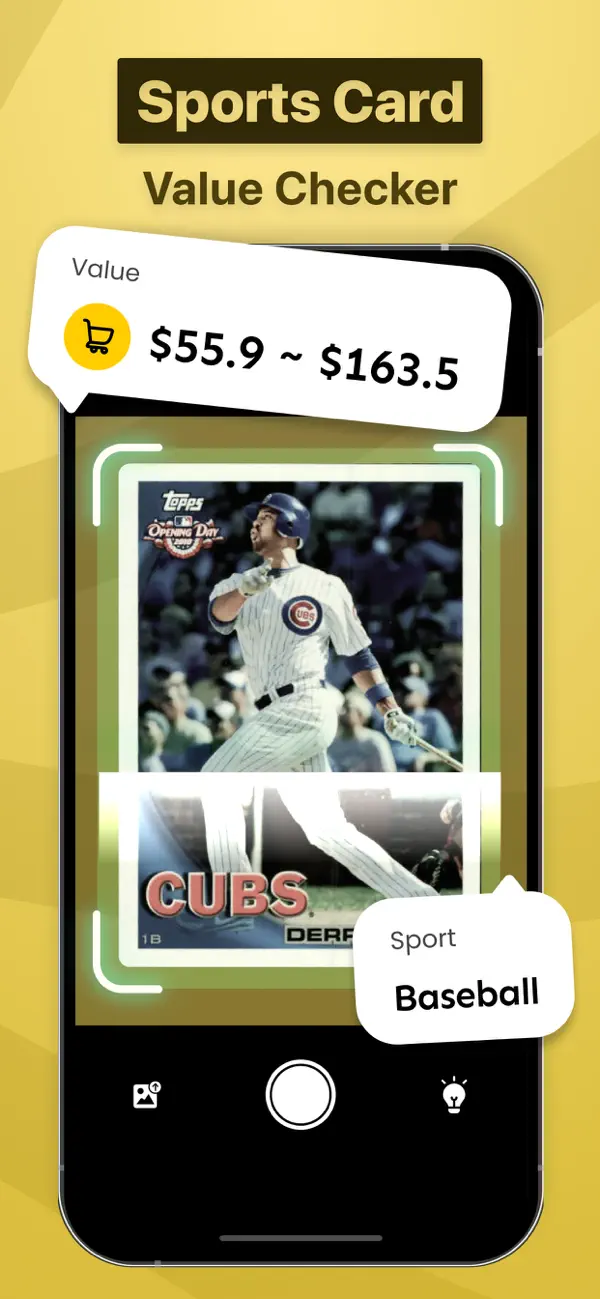 Screenshot #2 pour Sports Card Value Scanner App