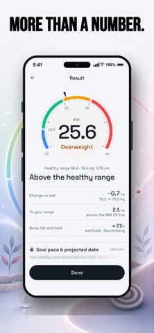 Fast BMI Calculator Pro Screenshot 2 of 4