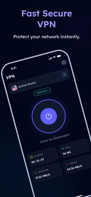 Fire VPN - Super VPN Proxy screenshot 1