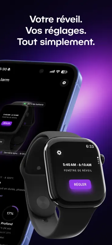 FlexiAlarm: Réveil Apple Watch screenshot 2 of 6