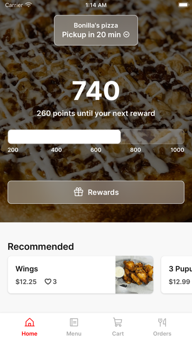 Bonilla's Pizza Screenshot