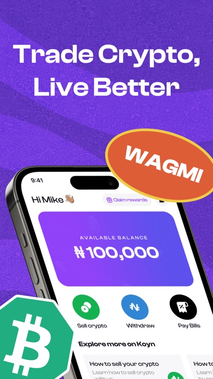 Koyn - Sell Bitcoin To Naira