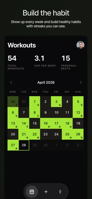 Fit Habit - Exercise Tracker screenshot 1