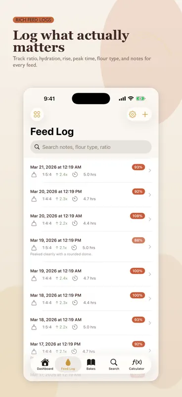 Sourdough Journal screenshot 1 of 6
