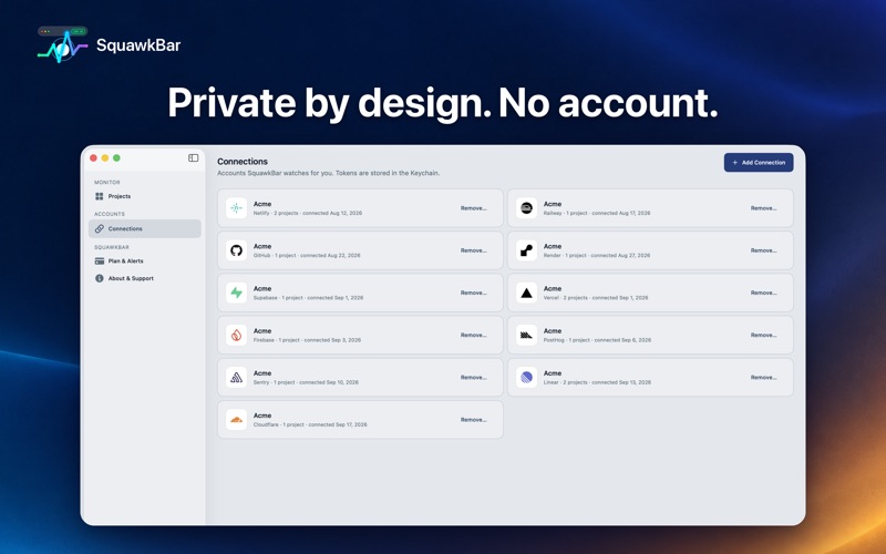 SquawkBar: Dev & Deploy Status screenshot 3