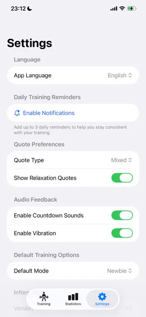 Kegel Buddy screenshot 3