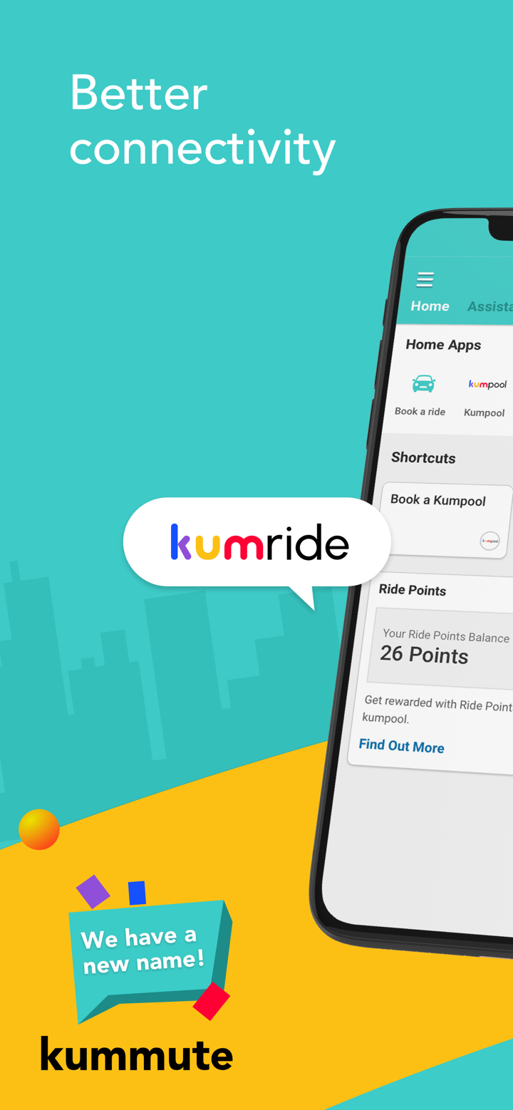 Kummute - Ride-pooling app screenshot 1