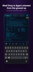 Shell Drop: AI Agent Terminal screenshot