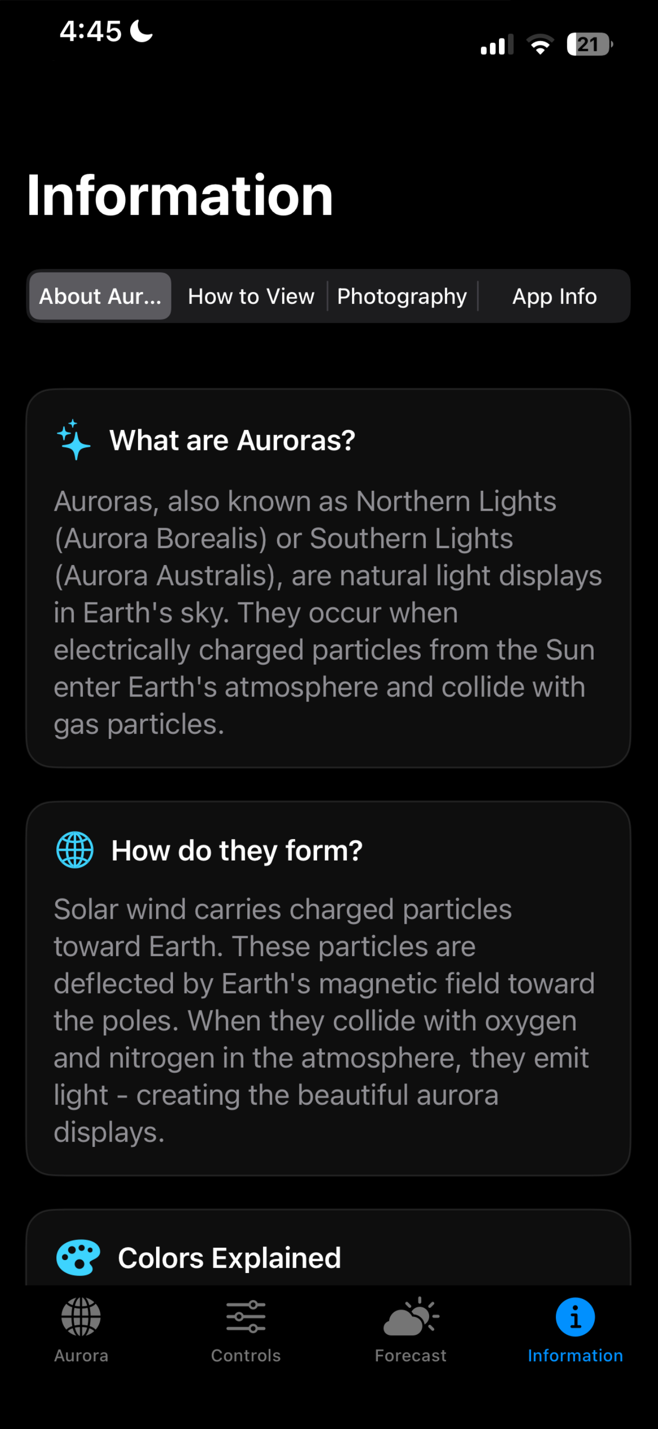 Auroras screenshot 5
