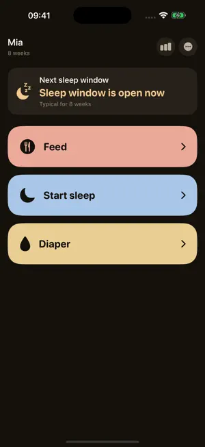 BabyLog Wake Window Tracker screenshot 2