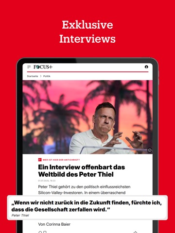FOCUS+: Nachrichten iPad screenshot 4