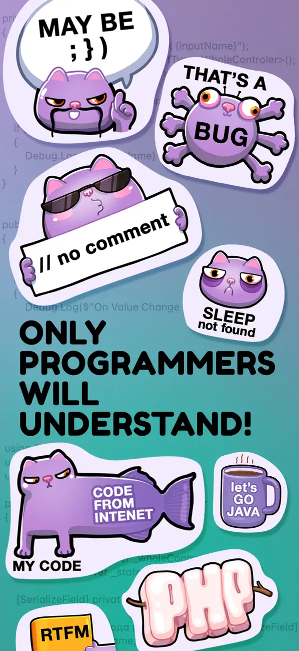 Screenshot #2 pour Programmer Memes Stickers