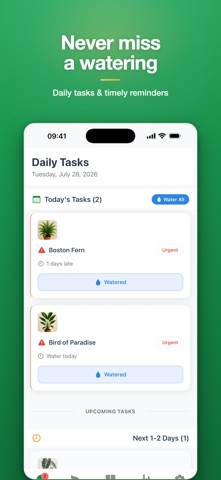 Plant Water Tracker & Care screenshot