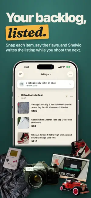 Reseller Listings: Shelvio screenshot 1