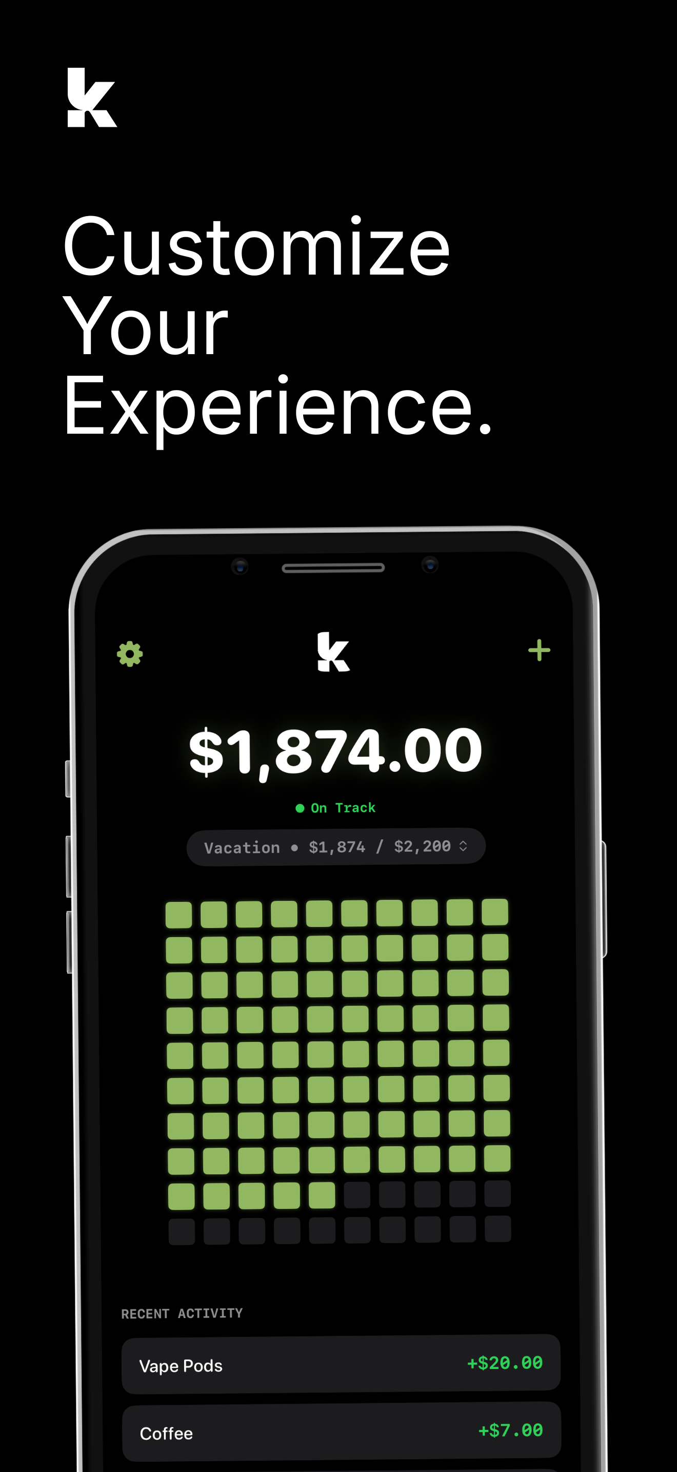 Keep: Visual Savings Tracker
